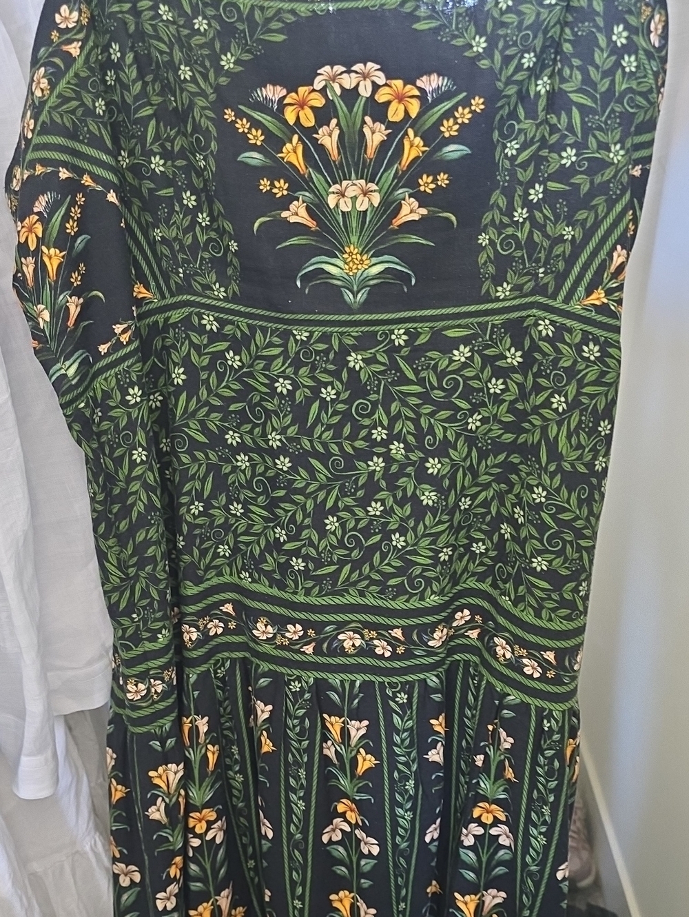 Flowers ARCH BLACK Maxi Dress - FARM Rio - L - Picture 14 of 14